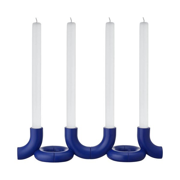 Świeczniki zestaw 2 szt. z żywicy polimerowej Doodle – Blomus-image-4