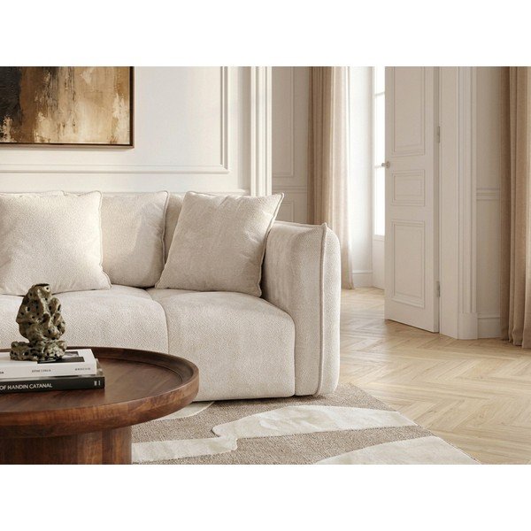 Biała sofa z tkaniny szenilowej Harlem – Bobochic Paris-image-2