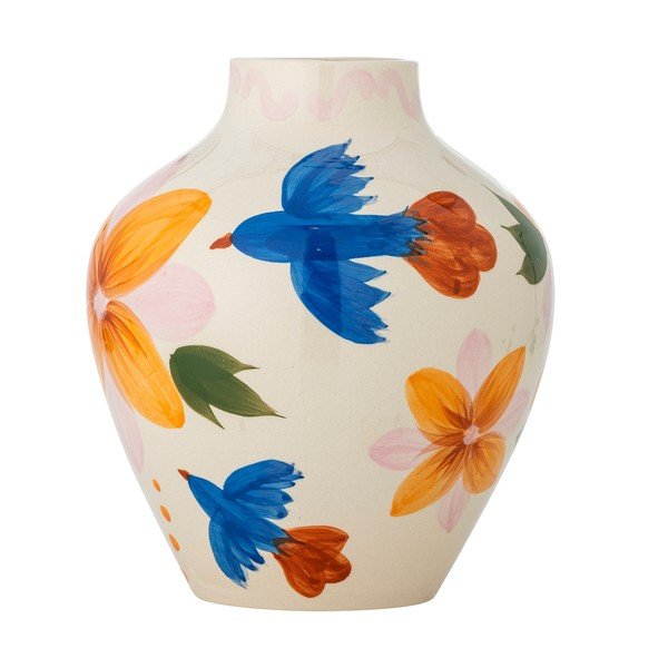 Kamionkowy ręcznie malowany wazon (wysokość 27 cm) Maricala – Bloomingville