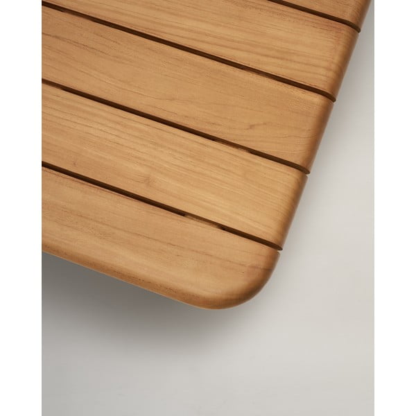 Stolik ogrodowy z litego drewna tekowego 70x140 cm Turqueta – Kave Home-image-4