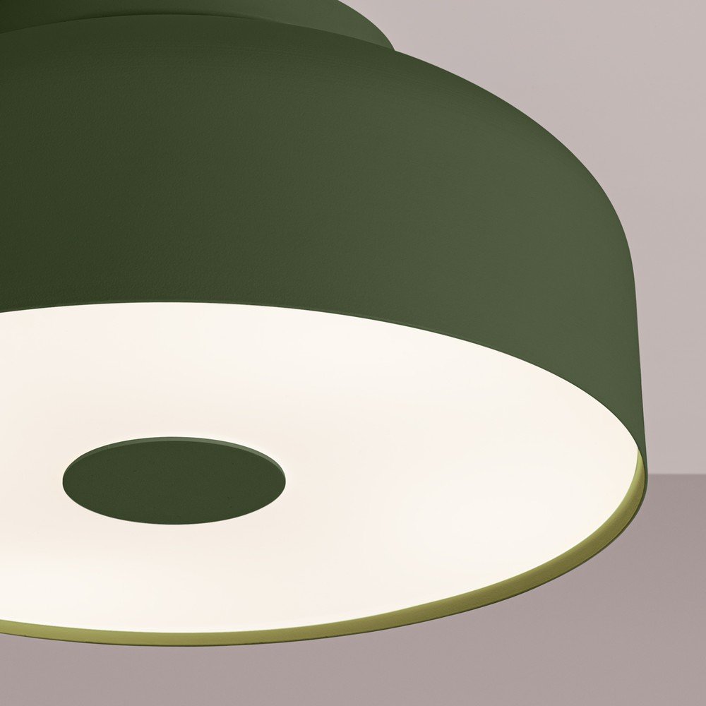 Zielona lampa sufitowa Blacko – Sollux (zdjęcie 10)