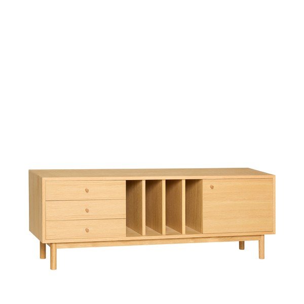 Komoda w dekorze dębu w naturalnym kolorze 140x50x37 cm Nobby – Hübsch-image-3