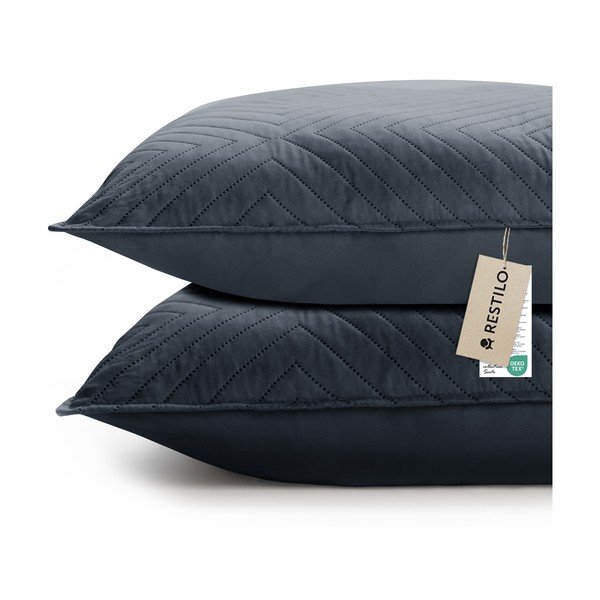 Poszewki na poduszki zestaw 2 szt. z mikrowłókna 45x45 cm Softa – Restilo