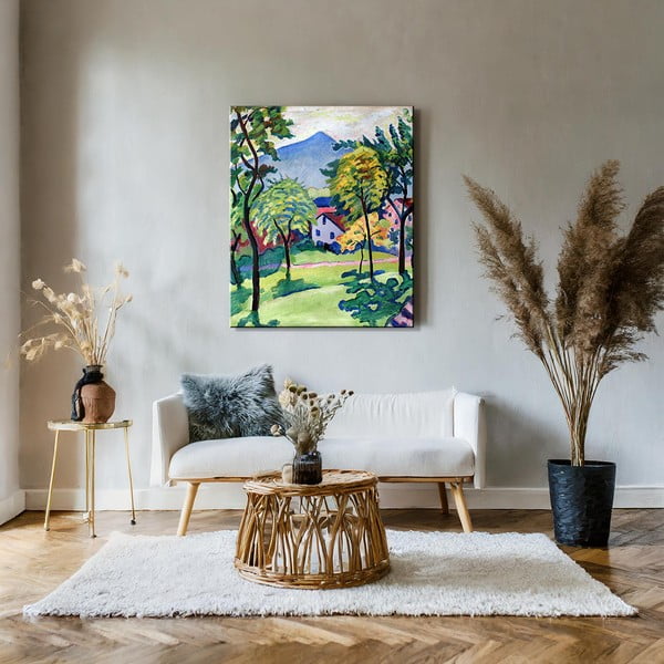 Reprodukcja obrazu Augusta Macke – Tegernsee Landscape, 50x60 cm-image-1