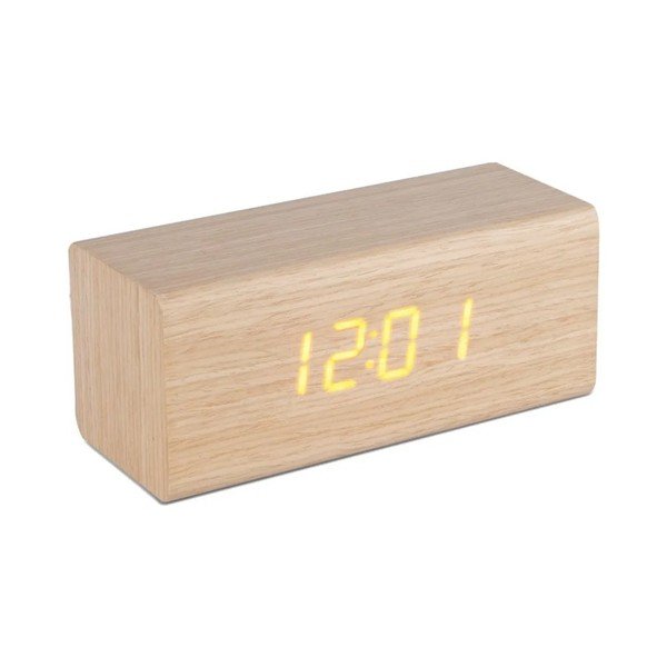 Cyfrowy budzik stołowy Timber – Balvi