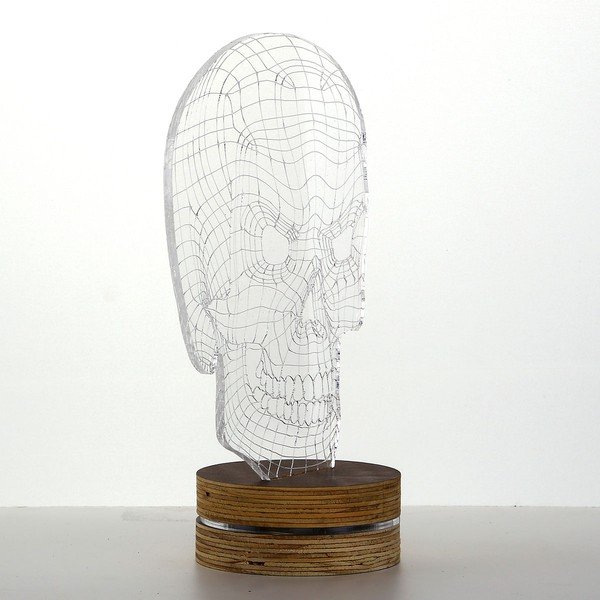 Lampa 3D stołowa Bad Skull-image-1