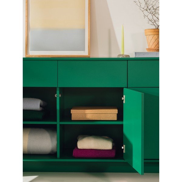Zielona komoda 160x91x46 cm Rali – noo.ma-image-3