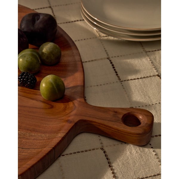Drewniana deska do serwowania ø 50 cm Eitene – Kave Home-image-2