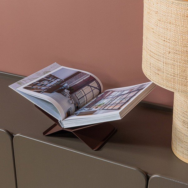 Metalowy stojak na książkę kucharską Brook – WOOOD-image-1