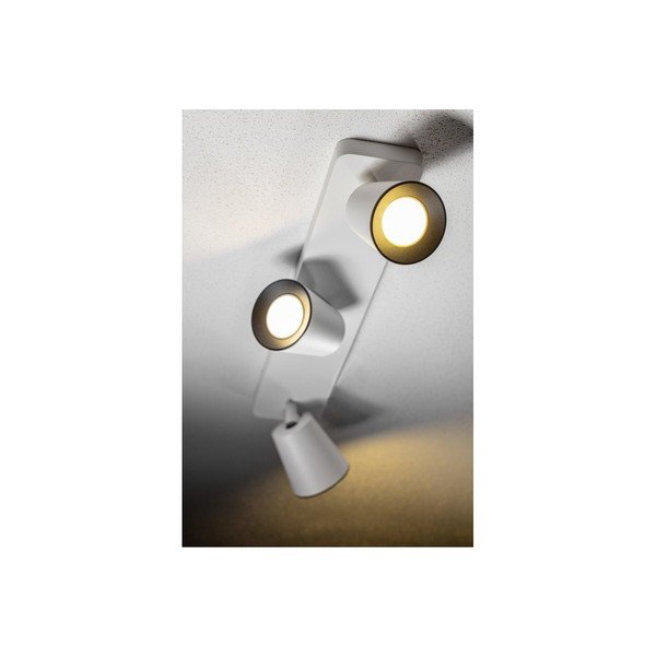 Biała lampa sufitowa z metalowym kloszem 9x53 cm Elli – GTV-image-1