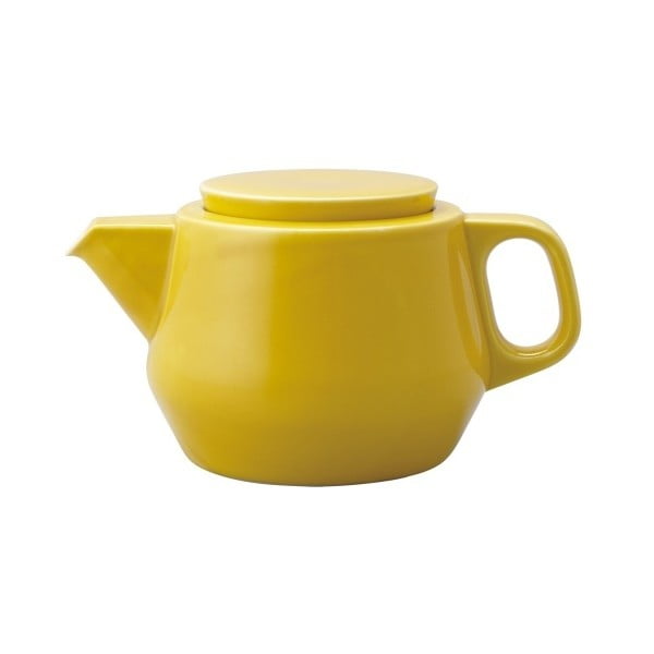 Żółty dzbanek do herbaty Kinto Coleur