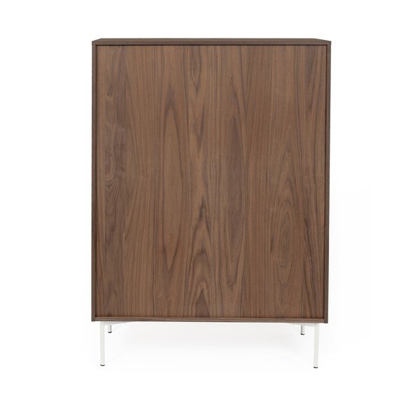 Brązowy kredens w dekorze drewna orzechowego Woodman Flop, 100x140 cm-image-4