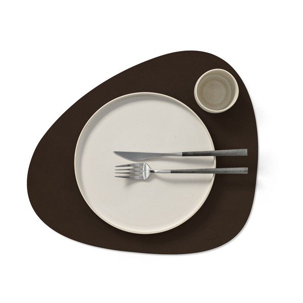 Mata stołowa ze skóry ekologicznej 37x44 cm Curve L Nupo – LIND DNA-image-2