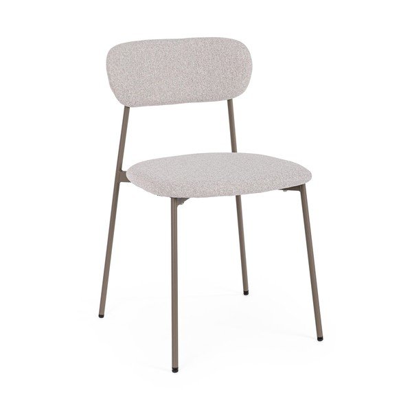 Jasnobrązowe tapicerowane krzesło Inka – Yes Everyday