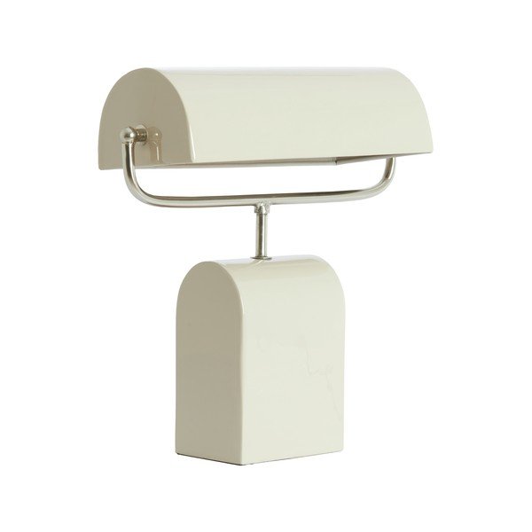 Kremowa metalowa lampa stołowa (wysokość 38 cm) Cardona – Light & Living