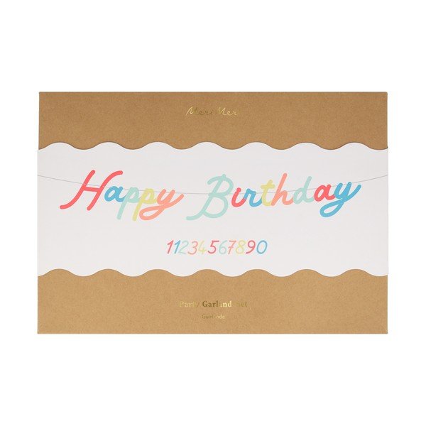 Girlanda Happy Birthday – Meri Meri-image-2