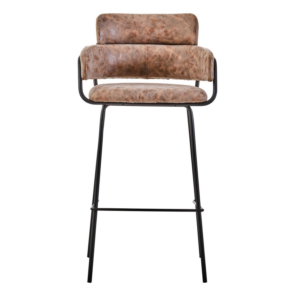 Czarny/brązowy tapicerowany hoker Tamzin – Premier Housewares (zdjęcie 2)