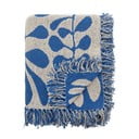 Niebieski koc 130x160 cm Nevine – Bloomingville