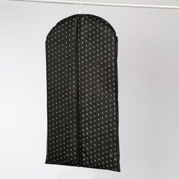 Czarny pokrowiec na ubrania Compactor Garment Black, 100 cm