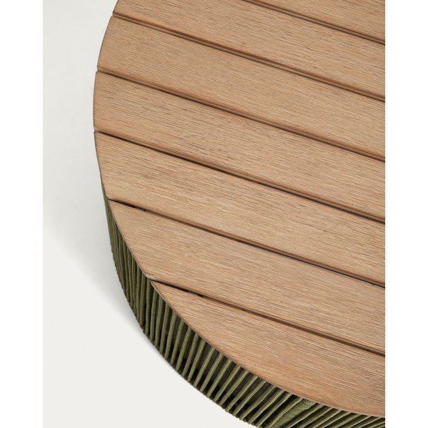 Okrągły stolik ogrodowy z blatem z drewna akacjowego ø 70 cm Dandara – Kave Home-image-4