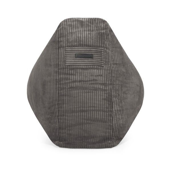 Ciemnobrązowy sztruksowy dziecięcy worek do siedzenia Snug 80 – SLOWDOWN-image-4