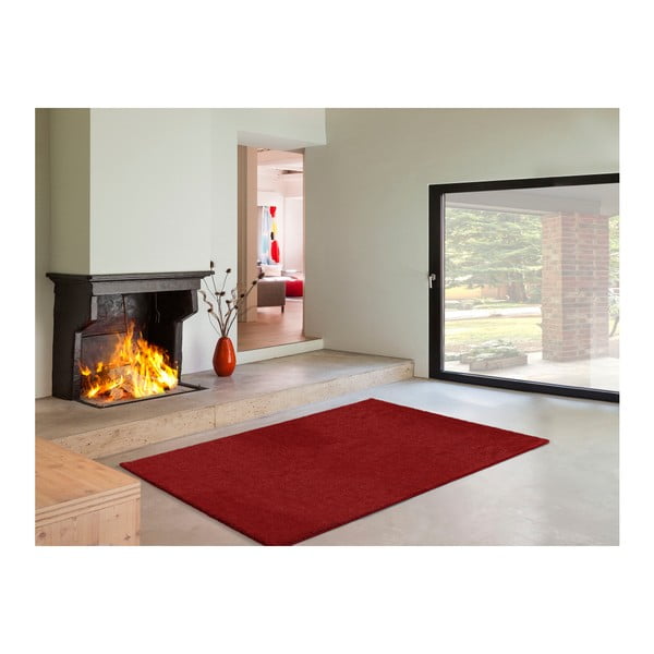 Czerwony dywan Universal Velur, 57x110 cm-image-1