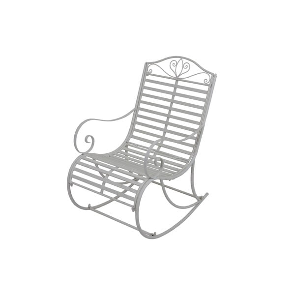 Biały metalowy fotel ogrodowy Tambo – Garden Pleasure