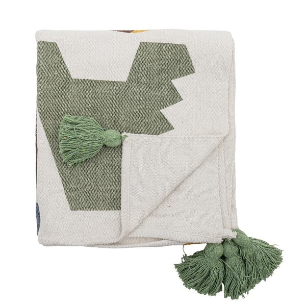 Koc dziecięcy z bawełny z recyklingu 130x160 cm Memmo – Bloomingville Mini-image-4