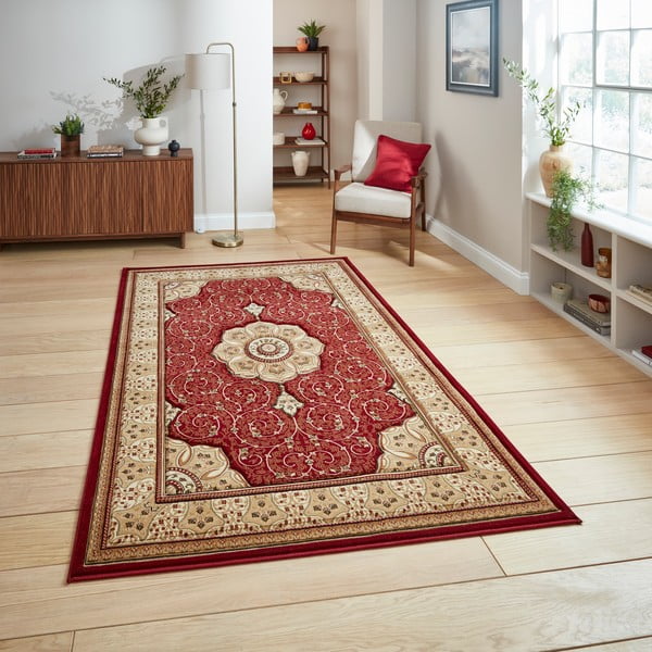 Czerwony dywan 80x140 cm Heritage – Think Rugs-image-2