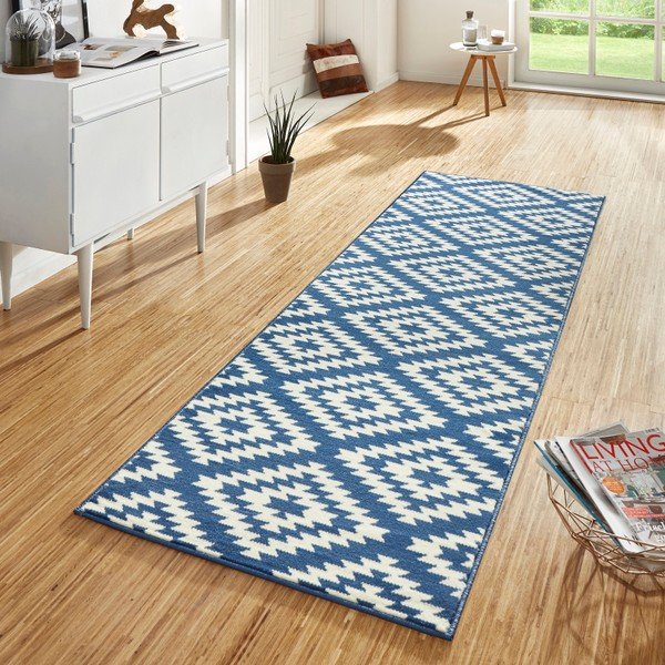 Niebieski dywan chodnikowy 80x300 cm Nordic – Hanse Home-image-1