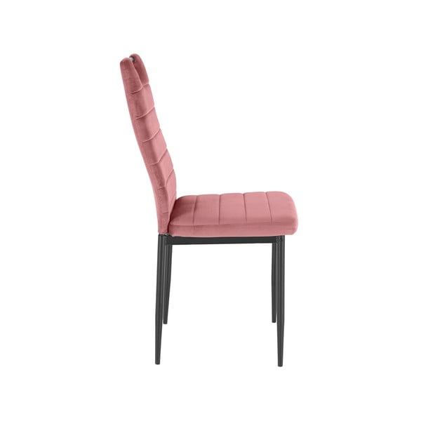 Ciemnoróżowe aksamitne krzesła zestaw 2 szt. Mandy – Støraa-image-3