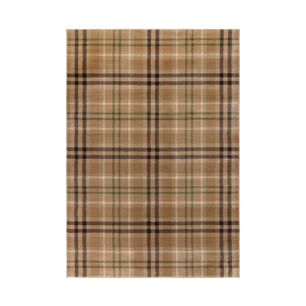 Brązowy dywan Flair Rugs Highland, 80x150 cm