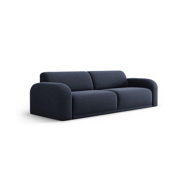 Ciemnoniebieska aksamitna sofa 242 cm Erin – Micadoni Home-image-2