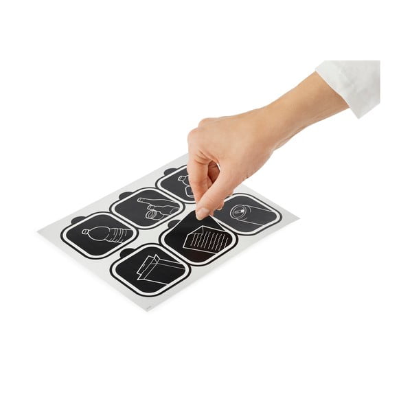 Kosz na śmieci z tworzywa sztucznego z recyklingu 25 L Twist − Rotho-image-4