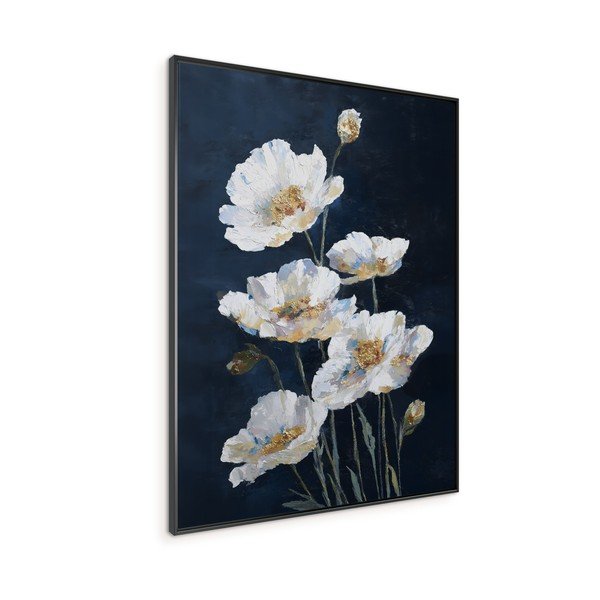 Obraz drukowany z ramą w zestawie 60x80 cm White Poppies – Styler-image-3