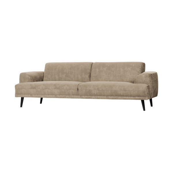 Beżowa aksamitna sofa vtwonen Brush-image-1
