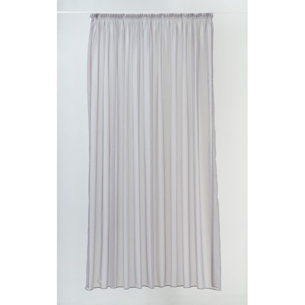 Szara firanka 140x245 cm Voile – Mendola Fabrics-image-1