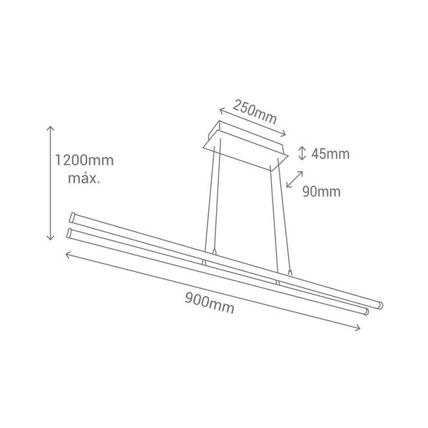 Lampa wisząca z LED SULION Lulea-image-2
