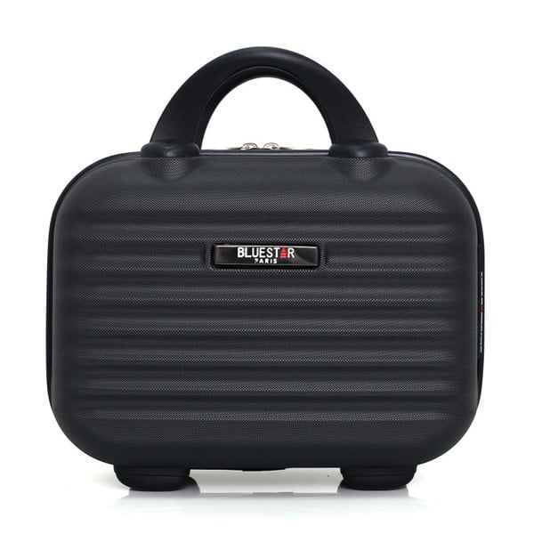 Zestaw czarnej walizki i podręcznego kuferka Bluestar Marro-image-3