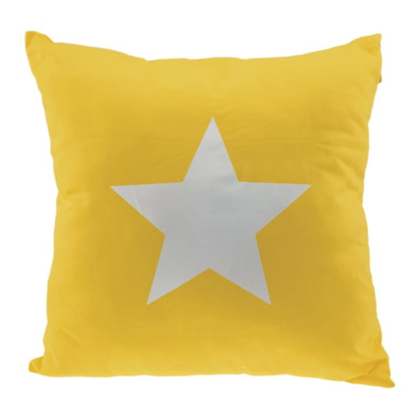 Żółto-bíała poduszka Incidence Star