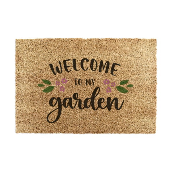 Wycieraczka z włókna kokosowego 60x90 cm Welcome to My Garden – Artsy Doormats