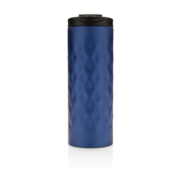 Niebieski kubek termiczny XD Design Geometric, 350 ml