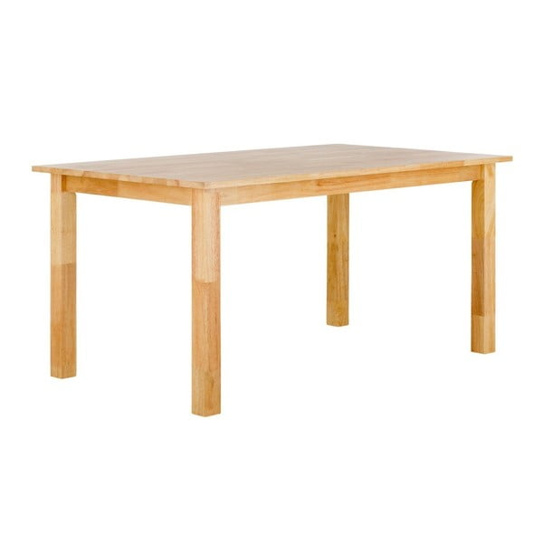 Stół z drewna kauczukowca SOB Nature