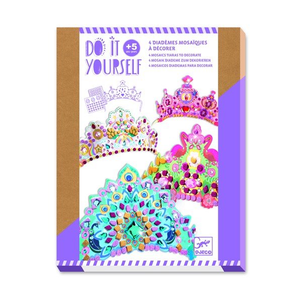 Zestaw do stworzenia 4 koron Djeco Princess-image-2