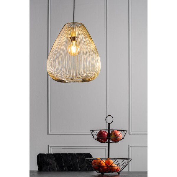 Metalowa lampa wisząca w kolorze złota Leitmotiv Lucid, ø 35 cm-image-1