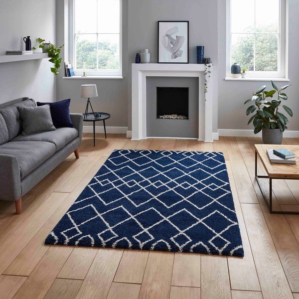 Ciemnoniebieski dywan 120x170 cm Royal Nomadic – Think Rugs-image-1