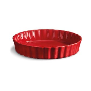 Czerwona ceramiczna forma do ciasta Emile Henry, ⌀ 28 cm