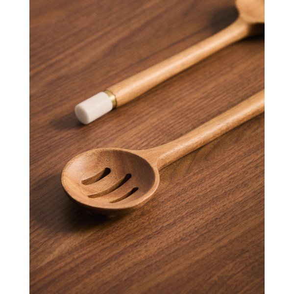 Drewniana łyżka kuchenna Nover – Kave Home-image-2