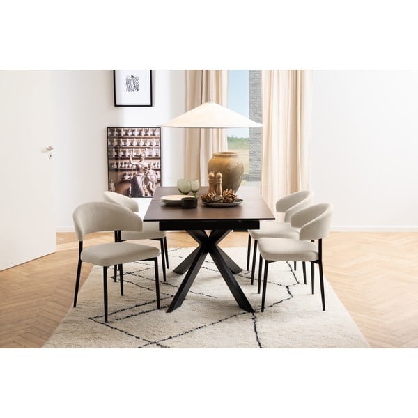 Rozkładany stół ceramiczny 90x210 cm Irwine – Actona-image-1