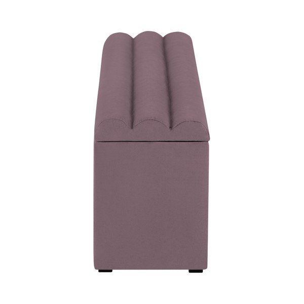 Fioletowa otomana ze schowkiem Cosmopolitan Design LA, 200x47 cm-image-3